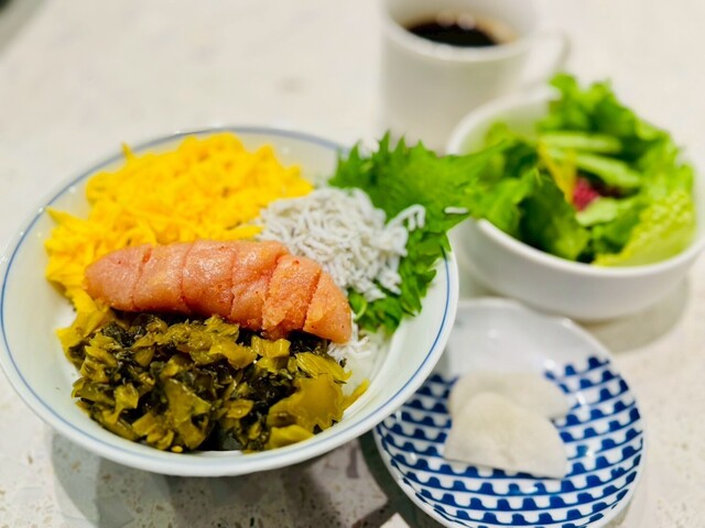 博多名物 めんたい高菜丼