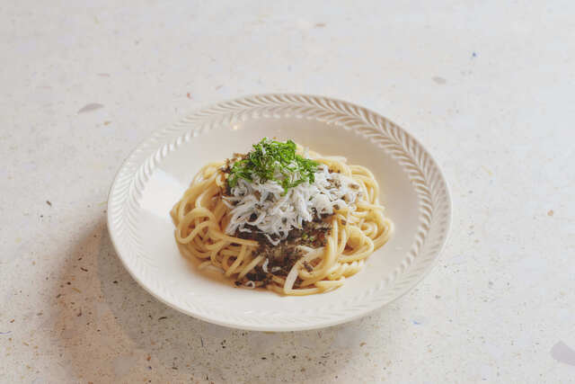 柚子胡椒香るしらすパスタ