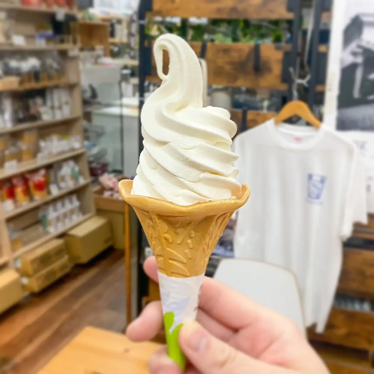 風の牧場ソフトクリーム